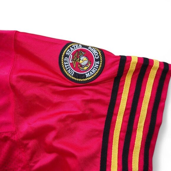 JWM Marine Semper Fi US Military Football Jersey Red / Black Men's XL - Picture 6 of 12